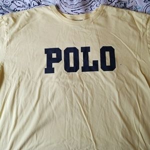 Yellow polo T-shirt
